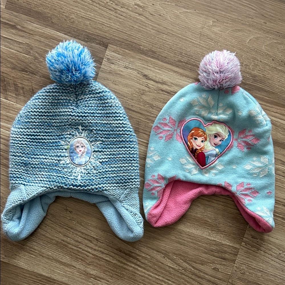 Disney Frozen Themed Kids' Winter Hats bundle